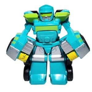 Transformers Playskool Rescue Bots Hoist The Toy Bot Flat Bed Truck Pre-owned